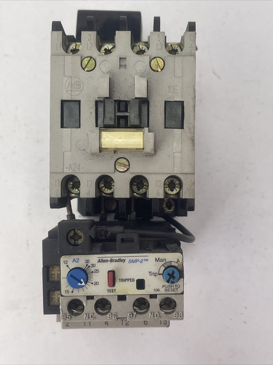 ALLEN BRADLEY STARTER 100-A24ND3 SER C CONTACTOR 600VAC 20HP 24A COIL 120V 60HZ