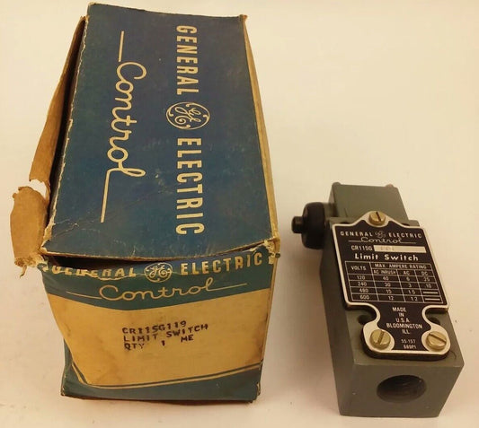 GE, CR115G119, LIMIT SWITCH, 600V MAX, NEW, GENERAL ELECTRIC, CR115G, NEW