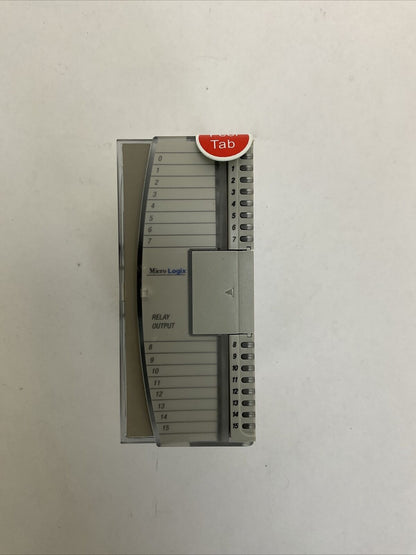 ALLEN BRADLEY 1762-OW16 SER B REV A MICROLOGIX 16 PT VAC/VDC RELAY OUTPUT MODULE