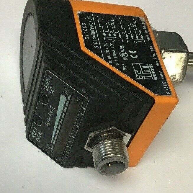 IFM Efector SI1000 Flow Meter SID10ADBFPKG/US36VDC 400mA