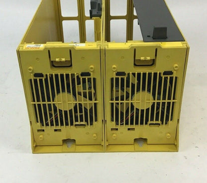 FANUC A05B-2400-C061 4SLOT RACK CHASSIS W/ FANS A02B-0260-C021