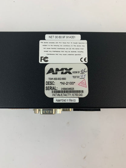 AMX Netlinx NI-2100 Integrated Controller with Power Supply Adapter