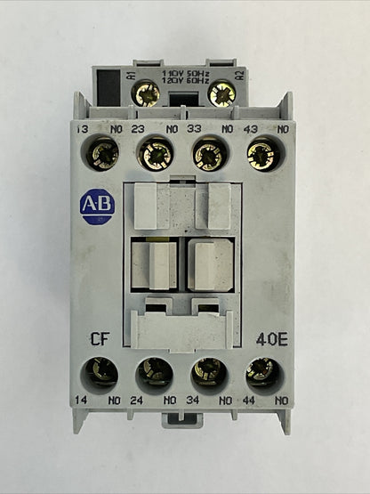 ALLEN BRADLEY 700-CF400* SER A CONTACTOR 600VAC 25A COIL 120V 60HZ 100-FSV136