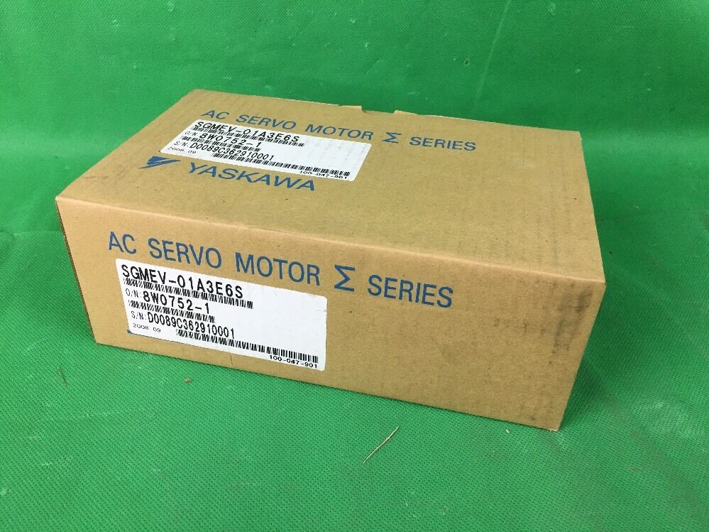 YASKAWA SGMEV-01A3E6S 200VAC AC SERVO MOTOR 0.89A *NEW*