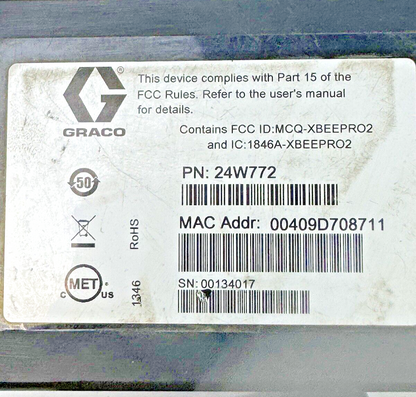 GRACO - 24W772 - LineSite - REMOTE MONITORING SOLUTION - WIRELESS GATEWAY