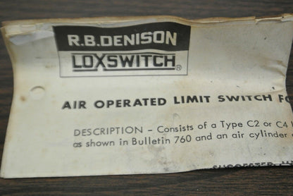 GOULD / R.B. DENISON / C4-AIR LIMIT SWITCH / NEW SURPLUS