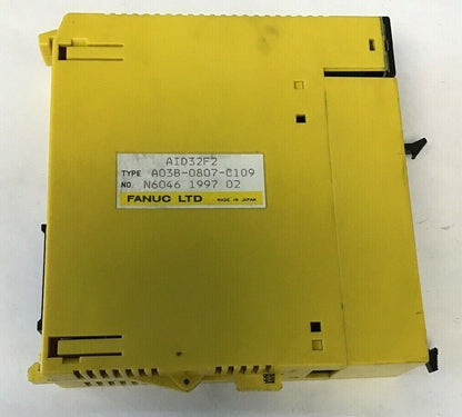 FANUC A03B-0807-C109 INPUT MODULE AID32F2 C42