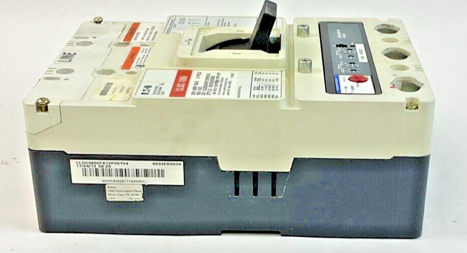 EATON CLDC36000FK12P05Y04 CIRCUIT BREAKER 600A/ 6LES600T 120A TRIP