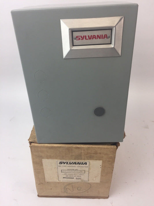 SYLVANIA LCL20A004-76 LIGHTING CONTACTOR 600VAC COIL 110-120V 60HZ 110V 50HZ