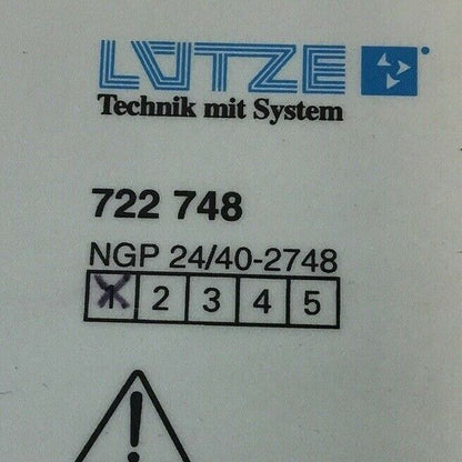 LUTZE 722748 NGP 24/40-2748 POWER SUPPLY 500V 40A 960W