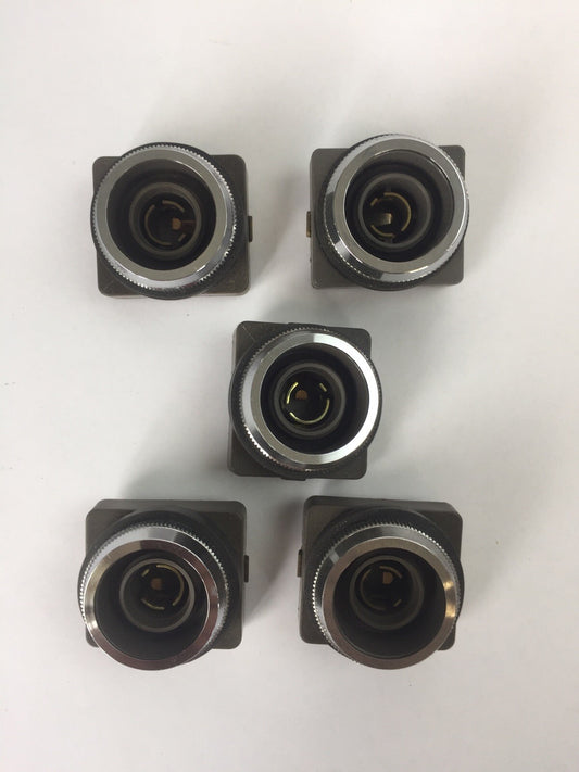 GOULD H33PR2 PILOT LIGHT BASE 120V 50/60HZ (LOT OF 5)