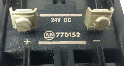 ALLEN BRADLEY, 700DC-R110Z24 SER.B, 600V, 30A, 24V DC COIL, MISSING PARTS