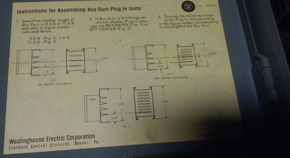WESTINGHOUSE BP-EA CIRCUIT BREAKER ENCLOSURE w/ 20A CIRCUIT BREAKER