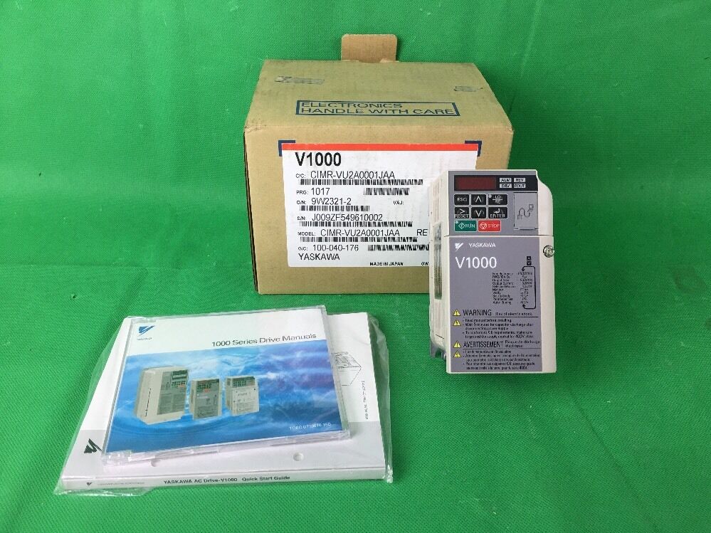 YASKAWA V1000 DRIVE CIMR-VU2A0001JAA 240V 1.2/0.8A AC 3PH