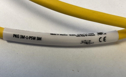 TURCK PKG 3M-1-PSW 3M CORD CONNECTOR DOUBLE END 125V 4AMPS