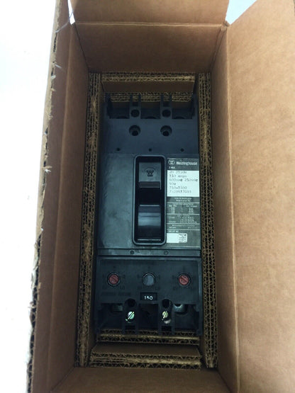 WESTINGHOUSE JB2150W AB DEION CIRCUIT BREAKER 150A 600VAC 250VDC 2 POLE