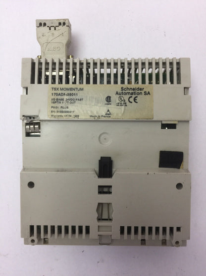 SCHNEIDER TSX MOMENTUM 170ADM35011 I/O BASE 24VDC 170NEF11021 COMM ADAP MB+ SGL