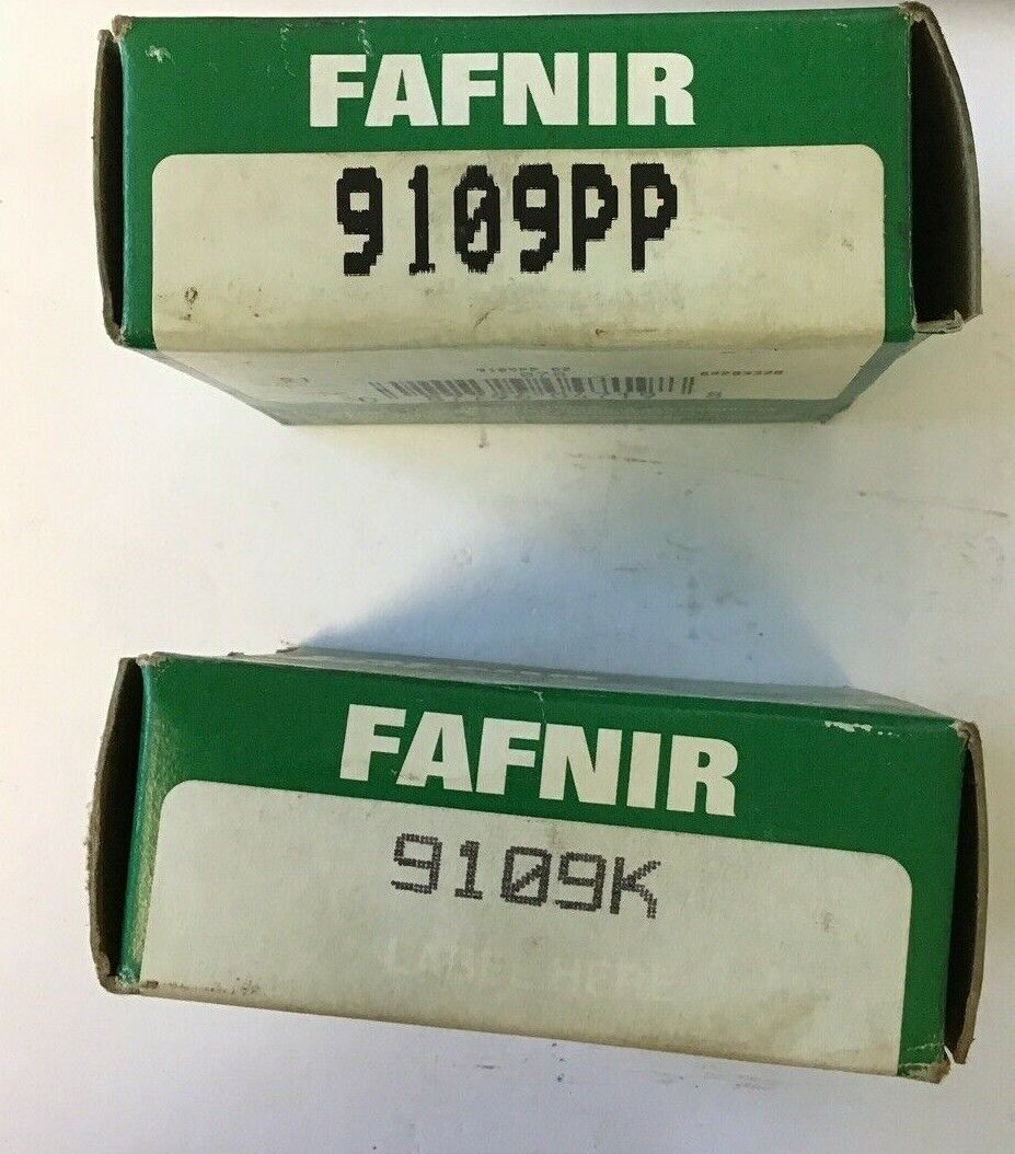 FAFNIR BALL BEARING 9109K AND 9109PP