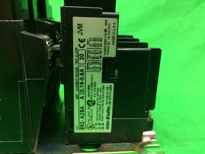 ALLEN BRADLEY 509-AOD-A2B SER. B SIZE 0 STARTER 509AODA2B 120 V COIL