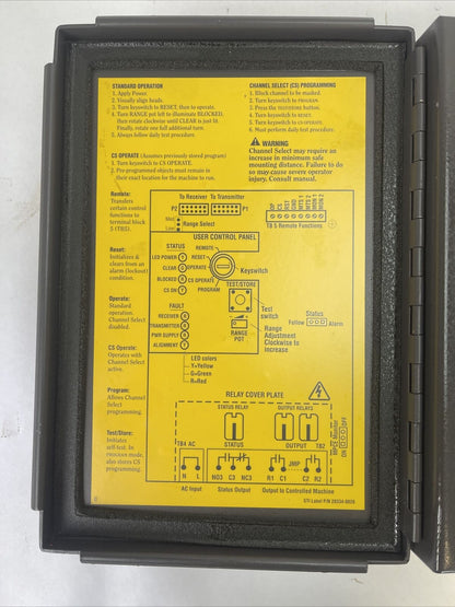 STI P4118B-2 LIGHT CURTAIN CONTROLLER 42566-0180 OPTOSAFE P4100B-2 SERIES