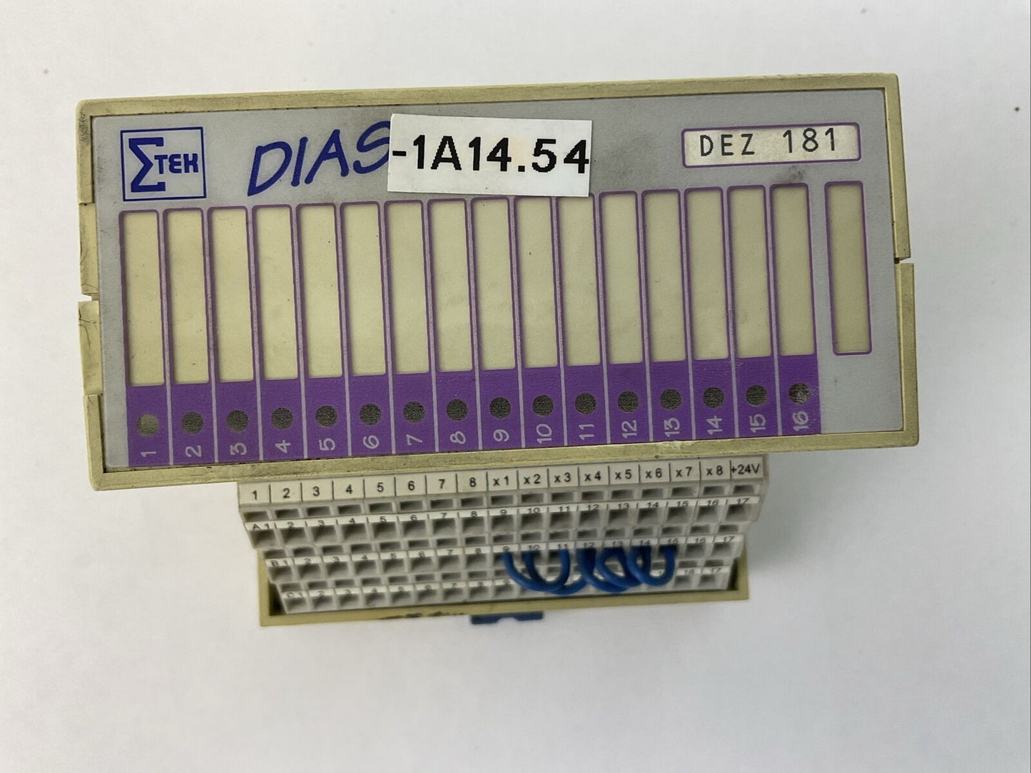 SIGMATEK 05-051-181-D DIAS VDMA DEZ181 CONVERSION MODULE 05-024-025-D DIAS KLEMM