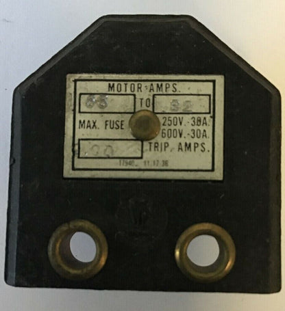 WESTINGHOUSE 545230-A HEAT UNITS 1.55-1.82 600V 30A ***LOTOF2***