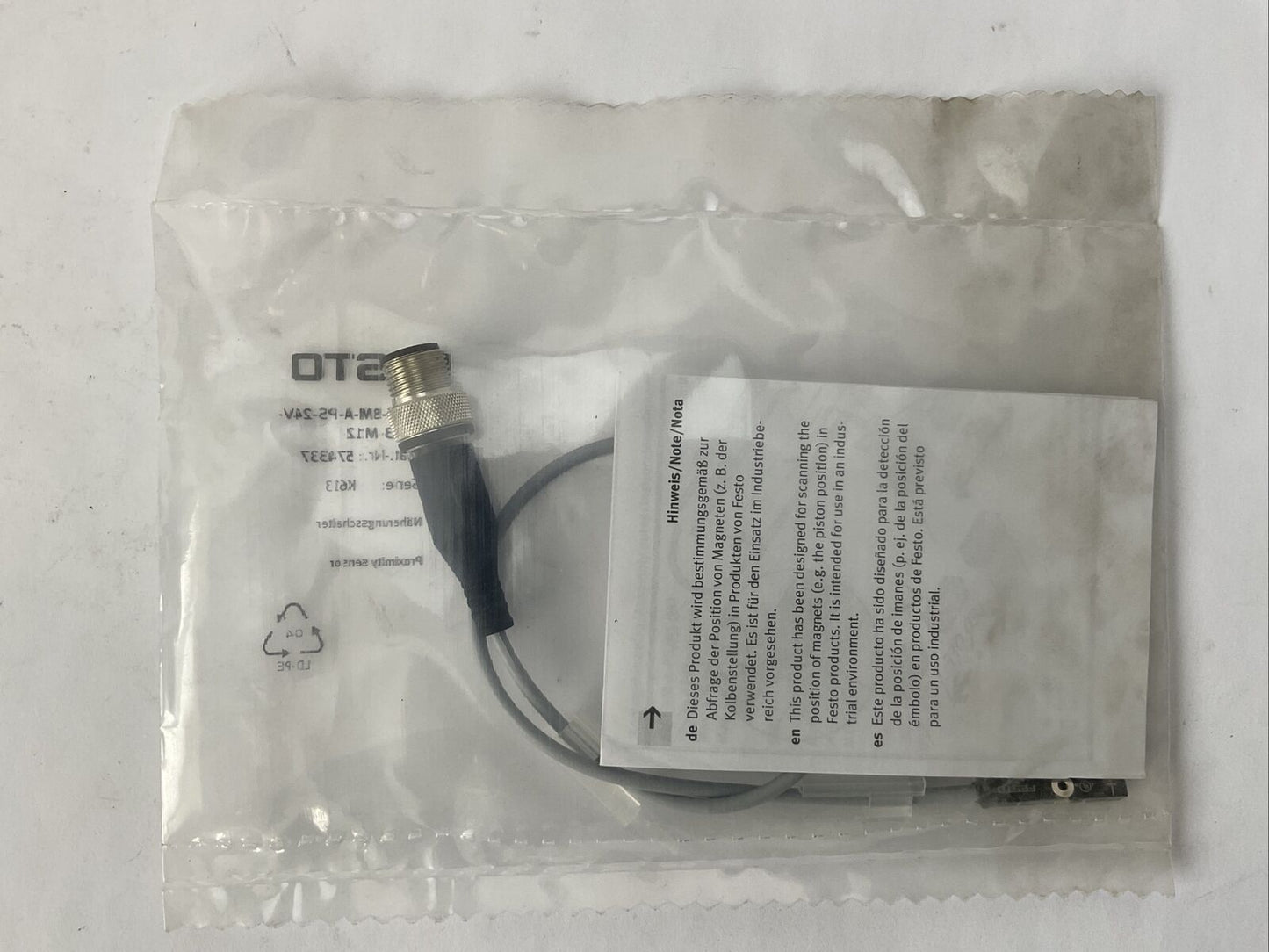 FESTO SMT-8M-A-PS-24V-E-0,3-M12 PROXIMITY SENSOR SERIE K613