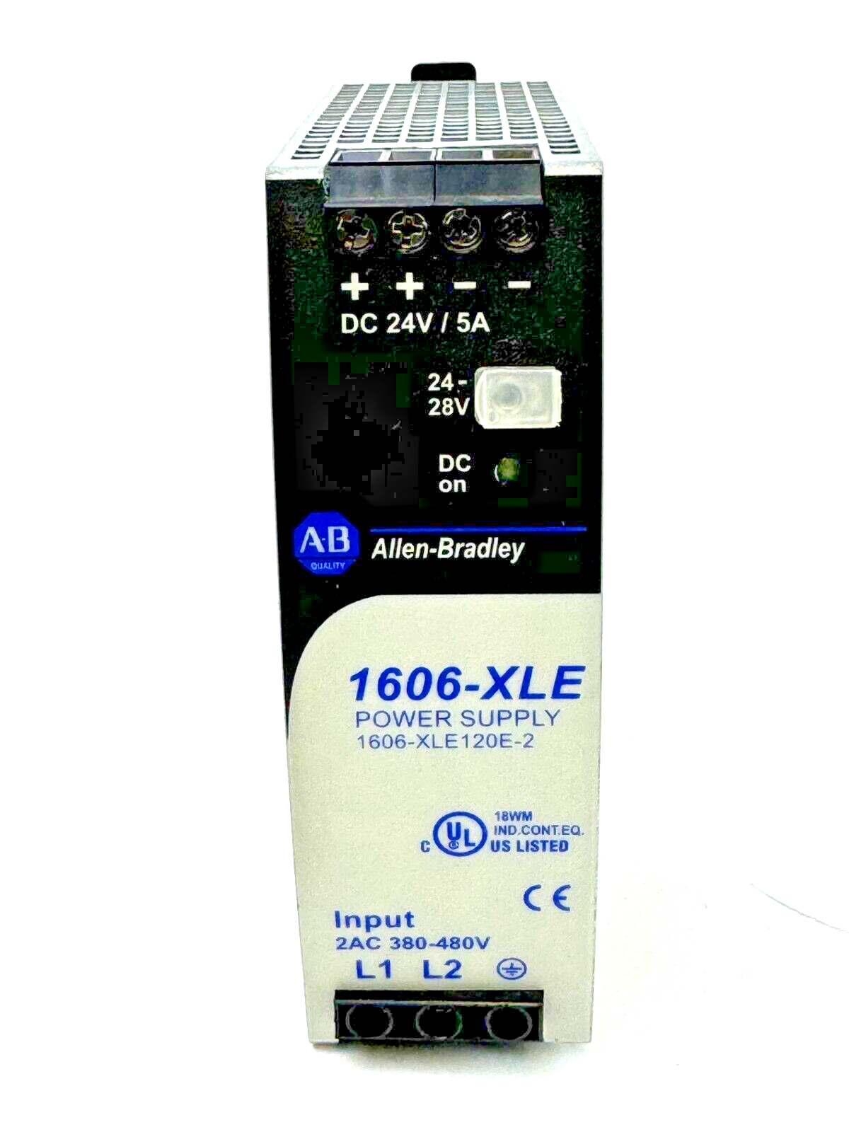 ALLEN-BRADLEY - 1606-XLE120E-2 SER. A - POWER SUPPLY -120 W, 24 VDC, 5A, 3 PHASE