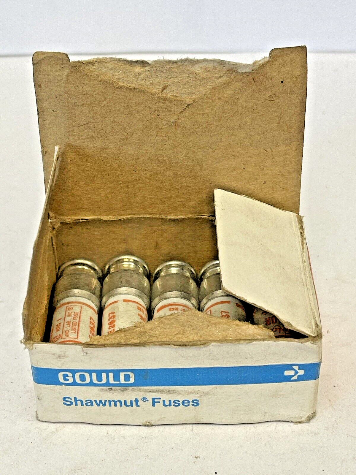 GOULD - *BOX OF 5* - A2K10R - 10 AMP, 250 VAC - CURRENT-LIMITING AMP TRAP FUSES