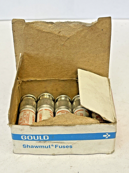 GOULD - *BOX OF 5* - A2K10R - 10 AMP, 250 VAC - CURRENT-LIMITING AMP TRAP FUSES
