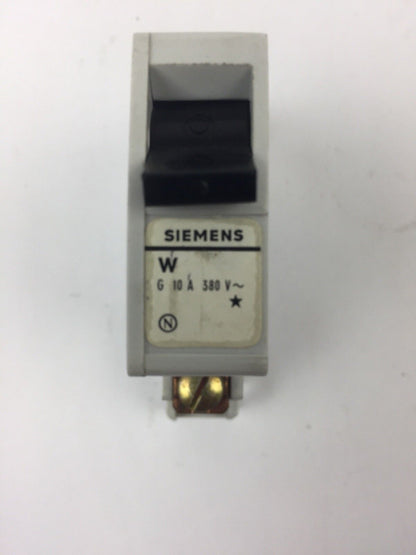 SIEMENS W G 10 A 380 V CIRCUIT BREAKER