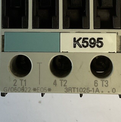 SIEMENS 3RT1025-1A..0 CONTACTOR 690V