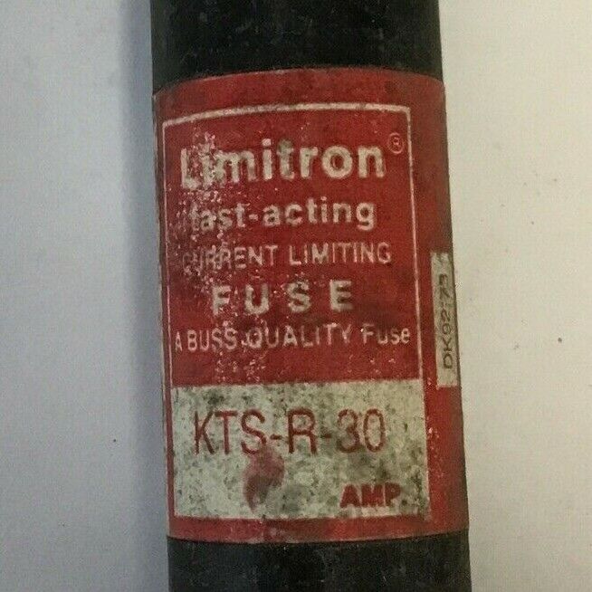 LIMITRON KTS-R-30 FAST ACTING FUSE CLASS RK1 600VAC***LOTOF7****