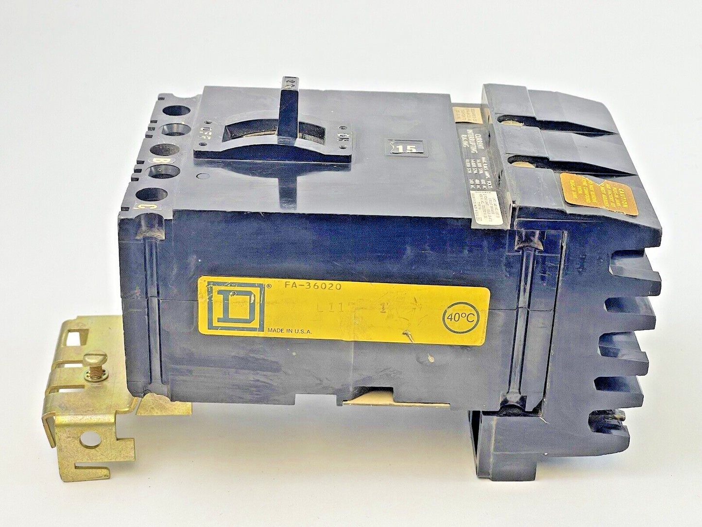 SQUARE D - FA36020 -I LINE BOLT-ON CIRCUIT BREAKER - 20 AMP, 3 POLE, 600 VAC