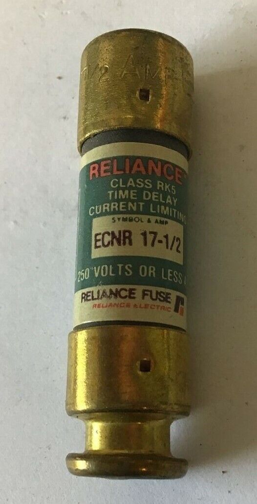 RELIANCE ECNR 17-1/2 FUSE CLASS RK5 250VAC TIME DELAY ***LOTOF9***