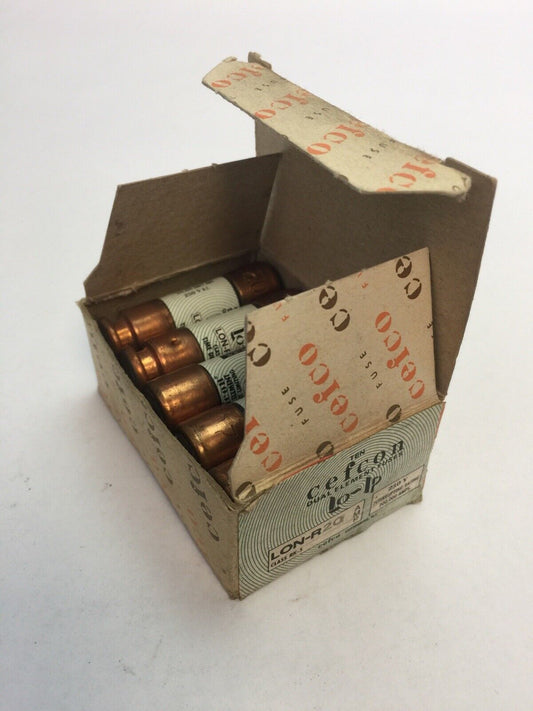 CEFCON LON-R20 DUAL ELEMENT CURRENT LIMITING FUSE 20A 250VAC (BOX OF 10)