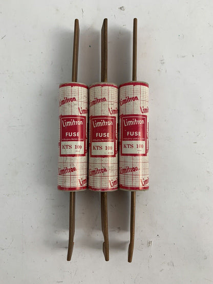 Bussmann Limitron KTSR100 100A 600V Fuse "Lot of 3"