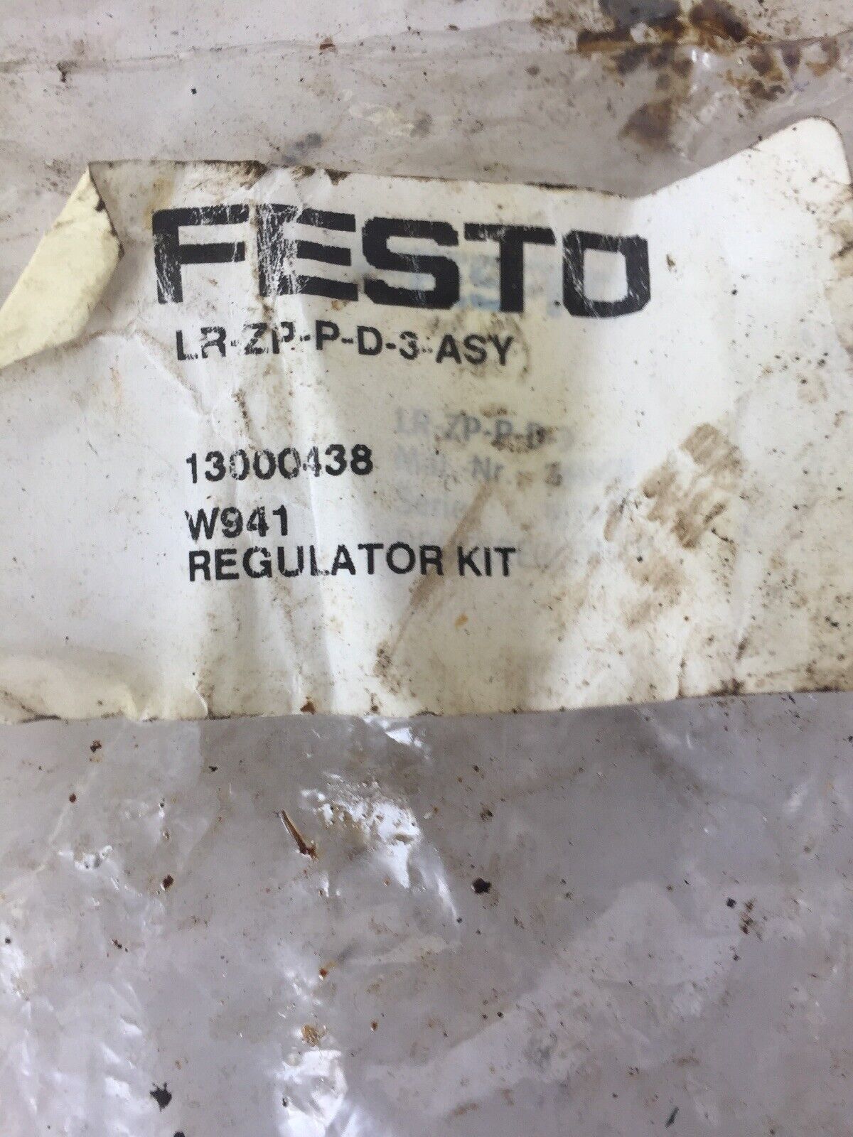 FESTO LP-ZP-P-D-3-ASY REGULATOR KIT
