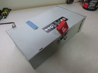 GE NP1578000B HEAVY DUTY SAFETY SWITCH - 600VAC, 60A, MAX. HP 60