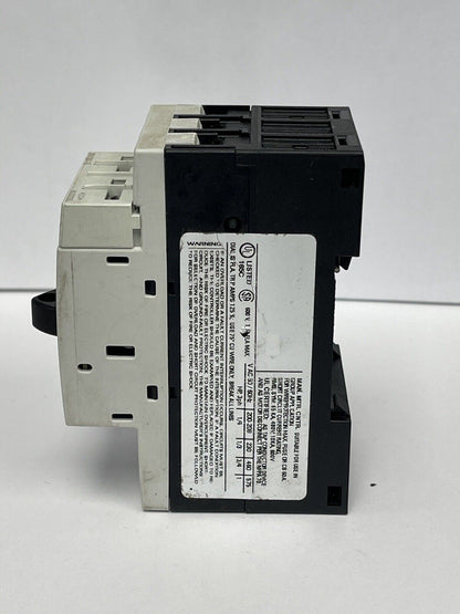 SIEMENS - 3RV1011-0KA10 - Motor breaker; 0.37kW; 220÷690VA; DIN; SHt cir.rel 16A