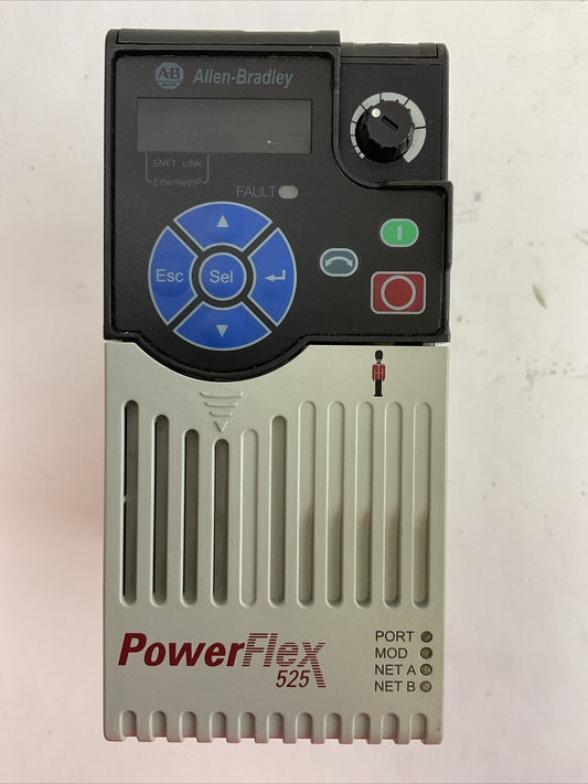 ALLEN BRADLEY 25B-D2P3N104 AC DRIVE FRN 5.001 OUTPUT 0-460VAC SER A POWERFLEX