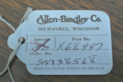 LOT of 28 ALLEN-BRADLEY X-68997 CONTACTS / 20 are NEW SURPLUS / 8 USED