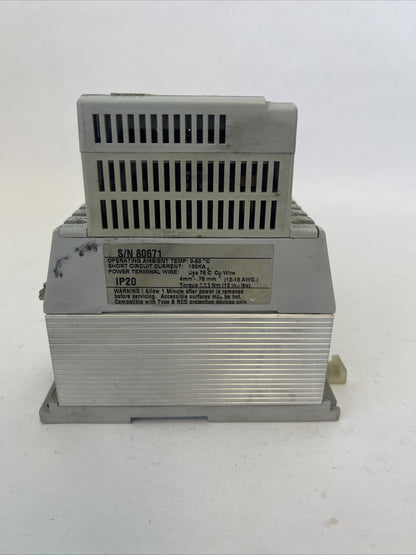 ALLEN BRADLEY 160-BA02NPS1 SER B FRN 5.01 SPEED CONTROLLER OUTPUT 380-460V 1.7A