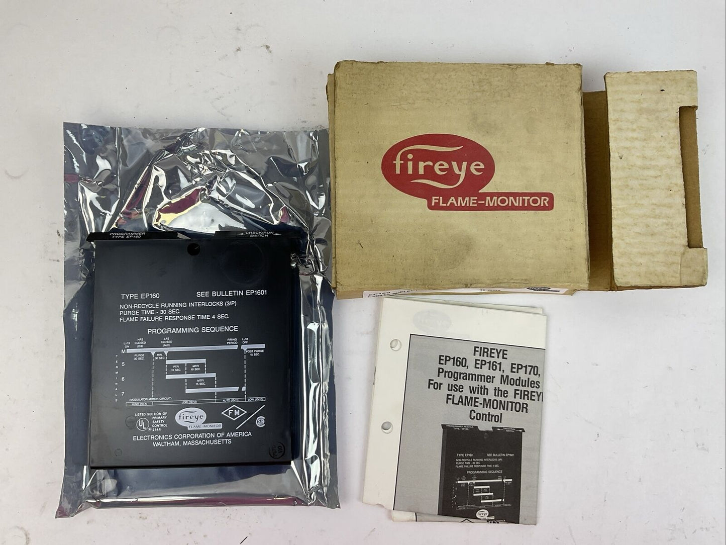 FIREYE PROGRAMMER TYPE EP160
