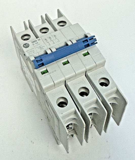 ALLEN-BRADLEY - 1489-M3D030 SER. D - CIRCUIT BREAKER - 3 P, 3 A, 277 V