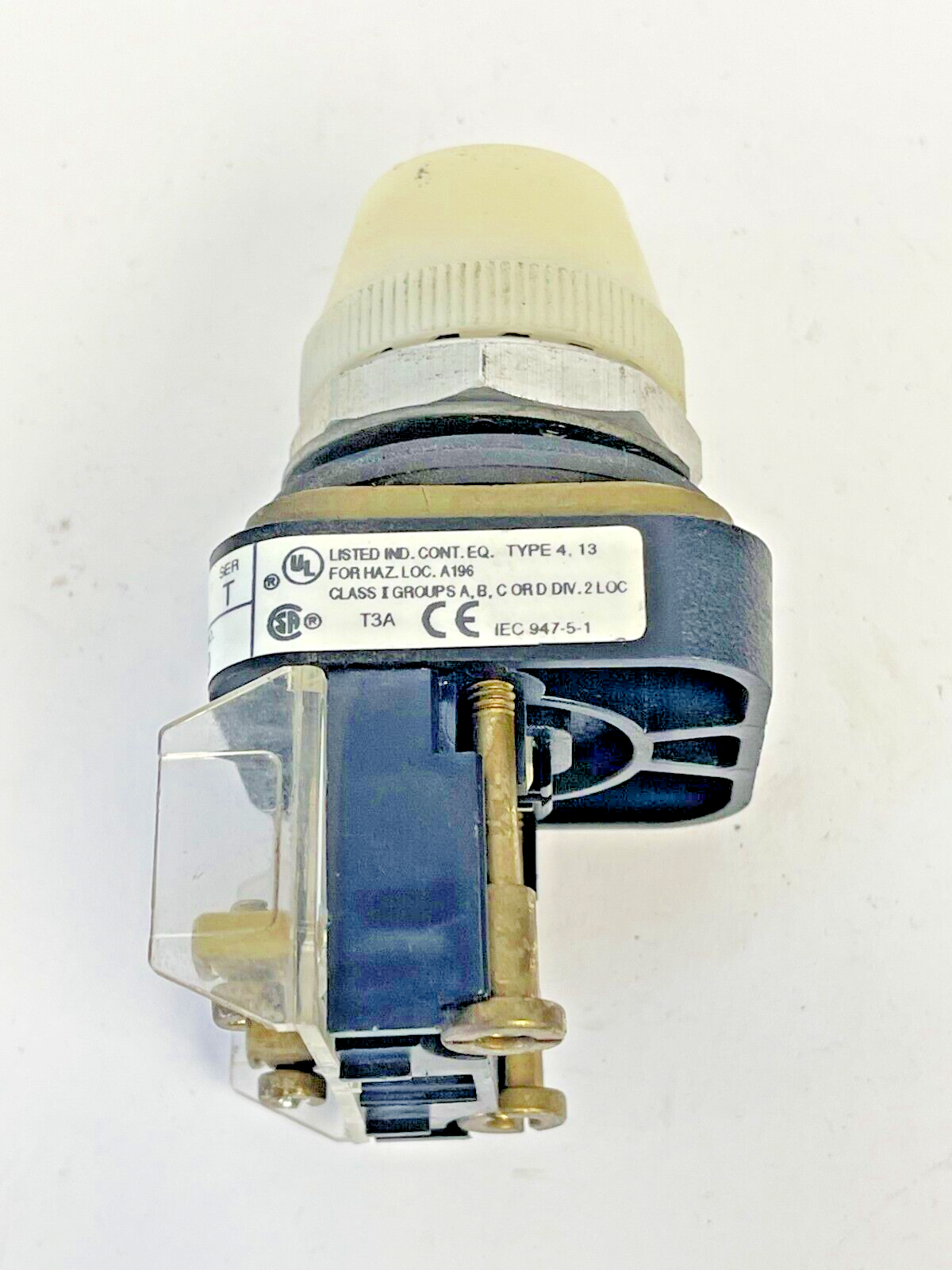 ALLEN-BRADLEY - 800T-Q10 - SERIES T - PILOT - WHITE - LIGHT UNIT - 120V