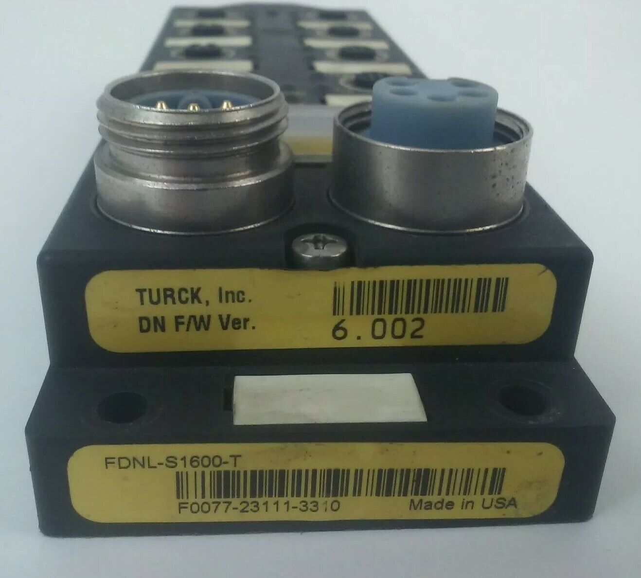 TURCK FDNL-1600-T BUS STOP DN F/W VER. 6.002 16 IN STATION 11-26VDC 3-4 WIRE PNP