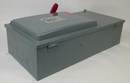 WESTINGHOUSE HU324 NON FUSIBLE SAFETY SWITCH 3P, 200A, 240V, NEMA 1 INDOOR, 50HP