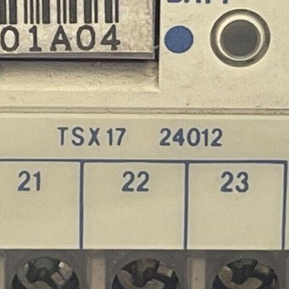 TELEMECANIQUE TSX17 24012 PROGRAMMABLE CONTROLLER WITH TSX P1720F V:1.2 SOFTWARE
