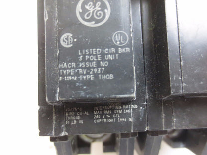 GE THQB32020 CIRCUIT BREAKER COMMON-TRIP BOLT-ON 20A, 240V, 3-POLE